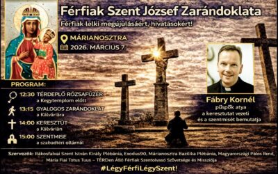 FÉRFIAK SZENT JÓZSEF ZARÁNDOKLATA 2026.03.07. – MEGHÍVÓ